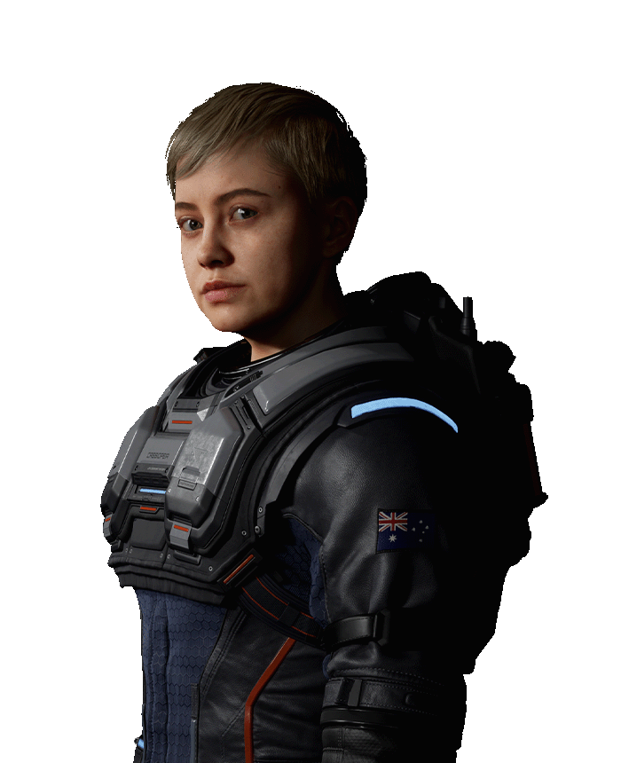Directive 8020 official media: Zoe Anders official character art