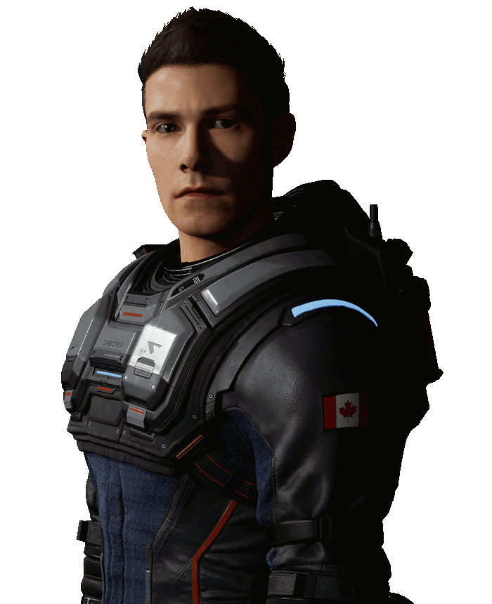 Directive 8020 official media: Tomas Carter official character art