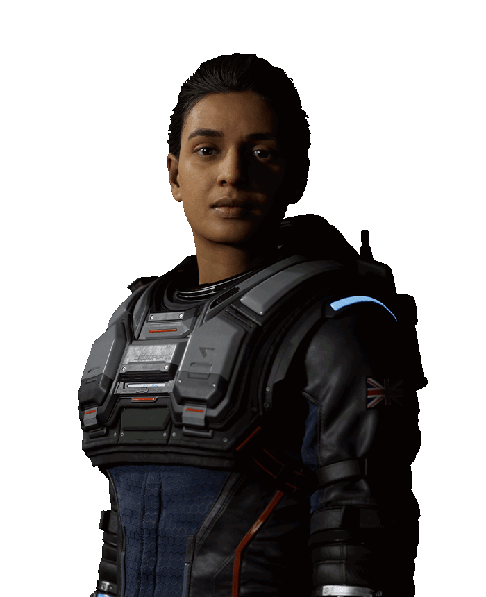 Directive 8020 official media: Pari Simms official character art